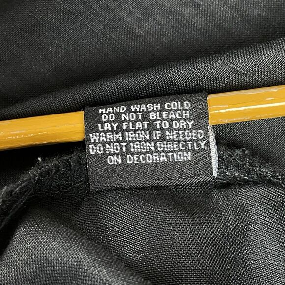 100% Linen Short Sleeve Button Up Shirt Men's XL Black Havana Summer Casual Cool - Picture 7 of 15